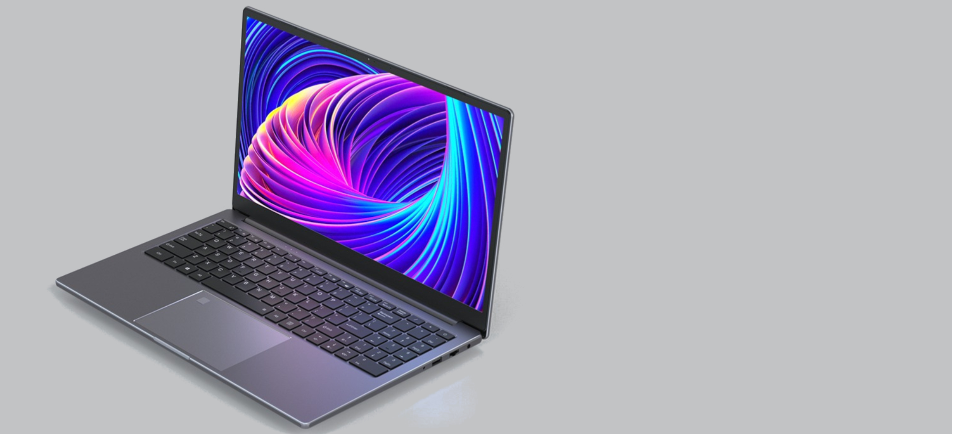 LoSurf Pro laptop open at an angle